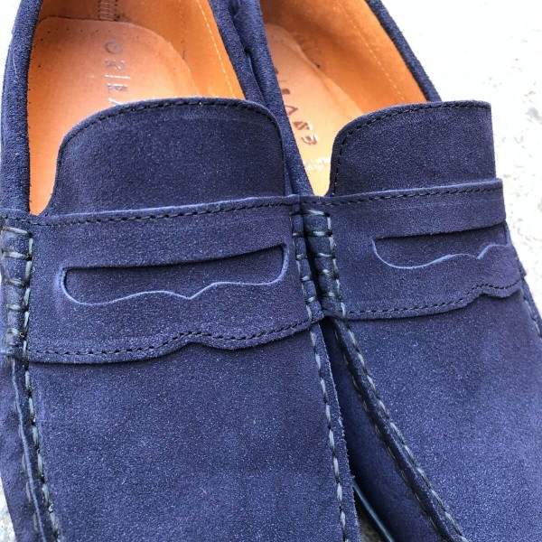Moccasin Driver Orland 1633 navy blue suede