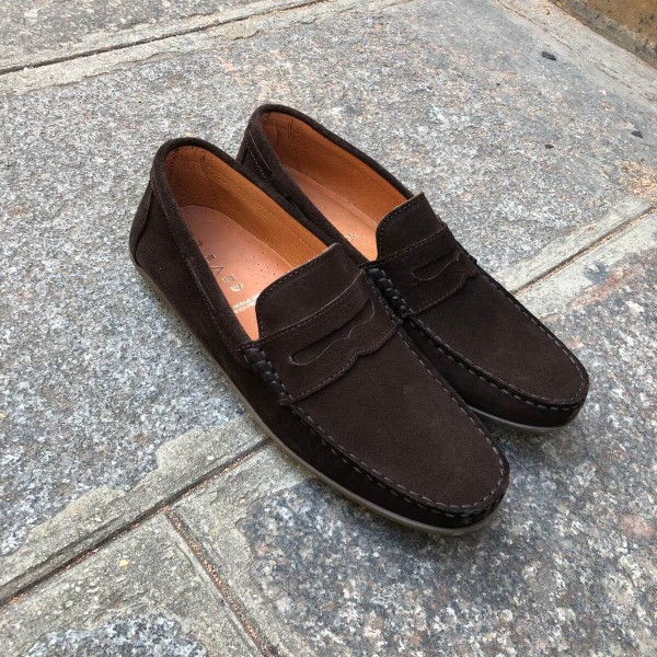 Moccasin Driver Orland 1633 brown suede