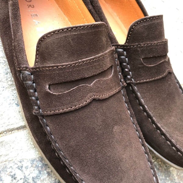Mocassin souple Orland 1633 daim marron
