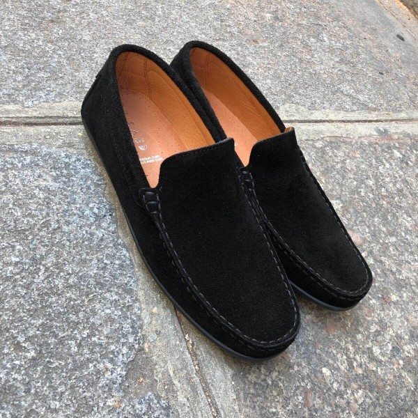 Moccasin Driver Orland 2022 black suede