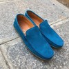 Mocassin souple Orland 2022 daim bleu électrique