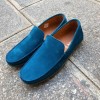 Mocassin souple Orland 2022 daim bleu électrique