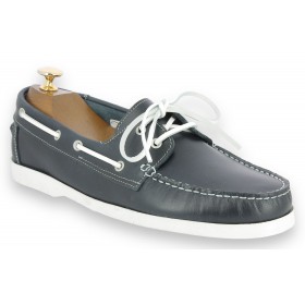 Chaussure bateau Orland 1421 cuir marine