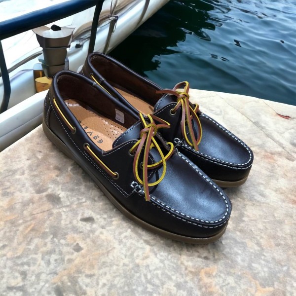 Chaussure bateau Orland 1421 cuir marron