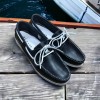 Chaussure bateau Orland 1421 cuir marine