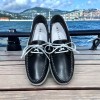 Chaussure bateau Orland 1421 cuir marine