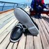 Boat shoe Orland 1421 navy blue leather
