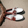 Boat shoe Orland 1421 multicoloured blue white red leather