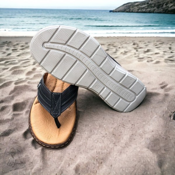 Sandals Orland 23018 grey leather