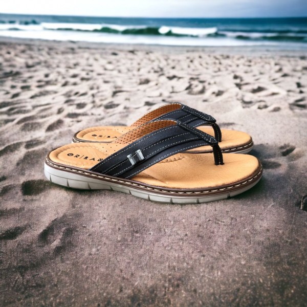 Sandale Orland 23018 cuir gris