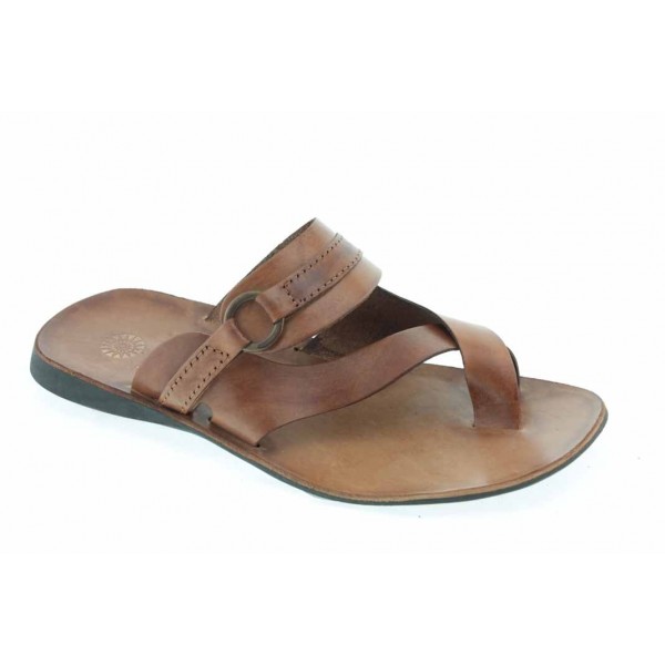 Sandale  Zeus 1172 cuir marron