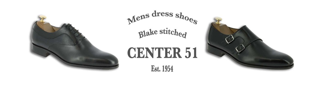 Center 51 Mens dress shoes Blake stitched Collection