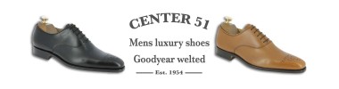 Collection Center 51 Mens luxury shoes Goodyear welted