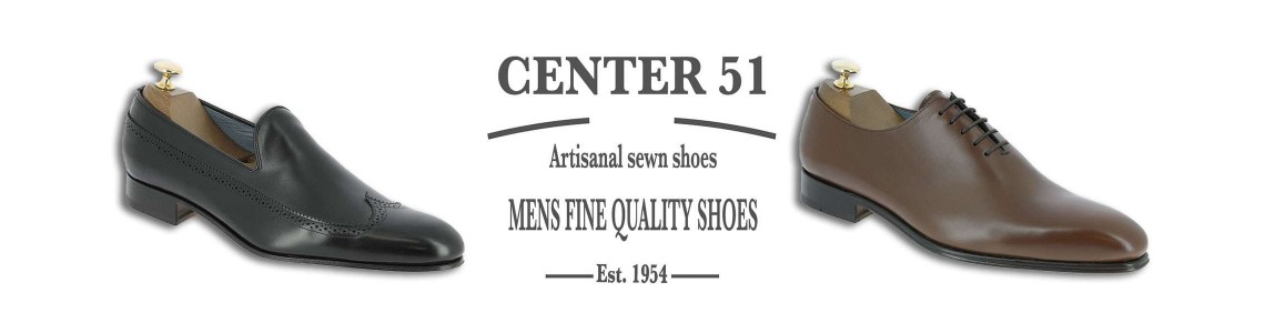 Center 51 Mens fine quality shoes artisanal sewn Collection